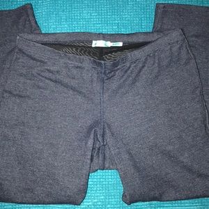 “Denim” Shaping Capri leggings